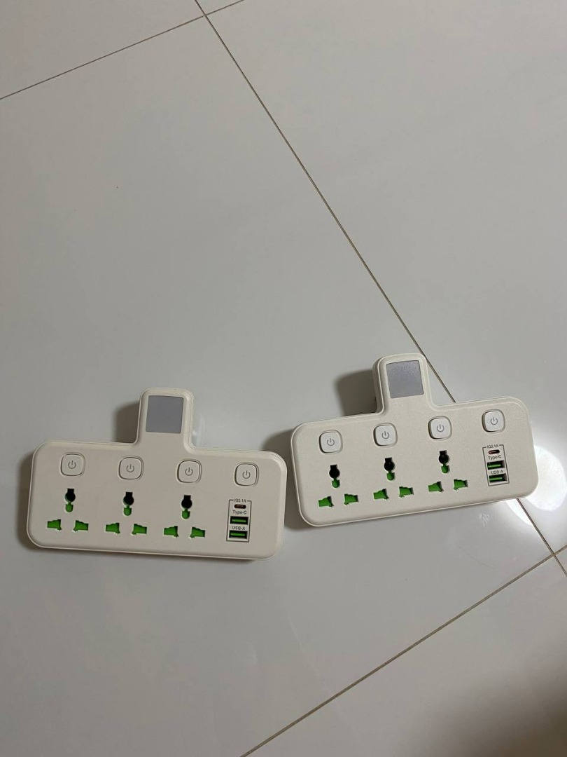 Universal Multi-socket Wall Adaptors, TV & Home Appliances, Electrical ...