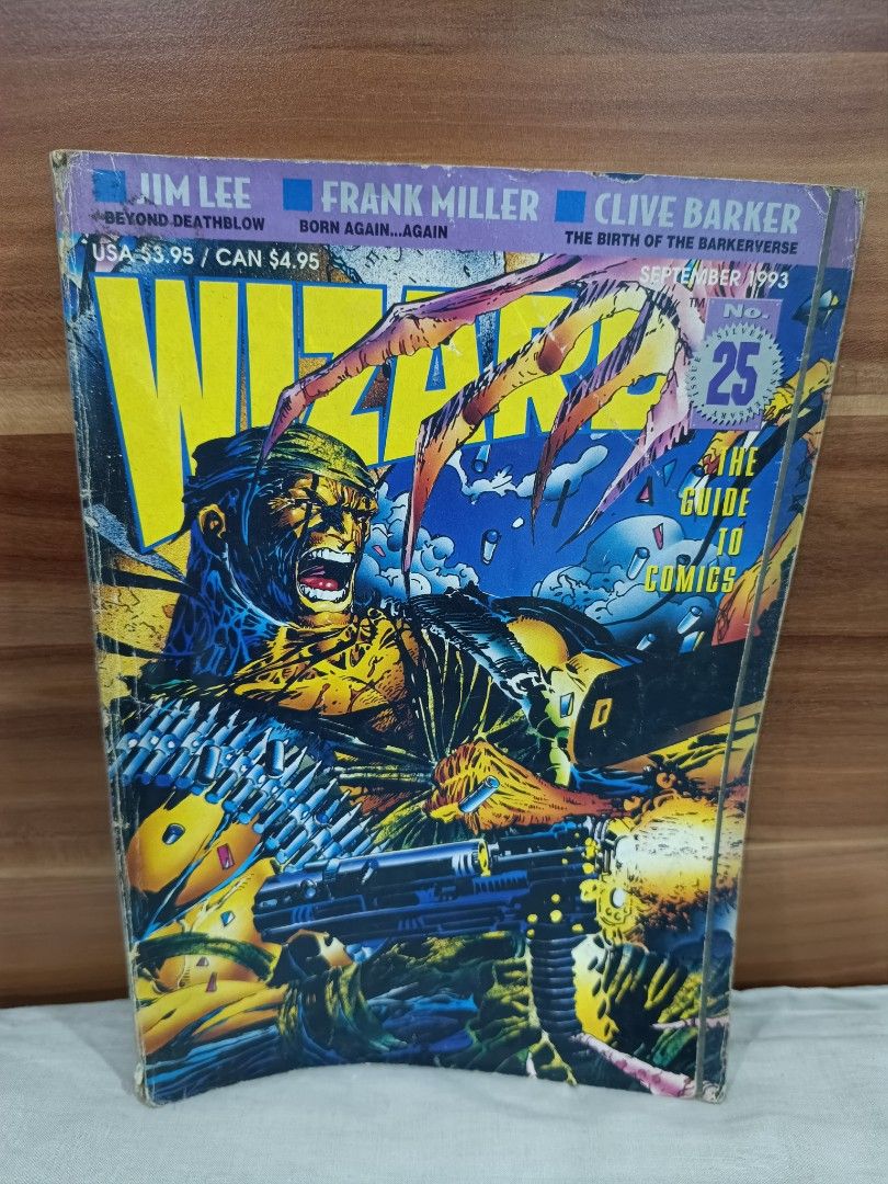Wizard Magazine Issue 25 (Category: Magazines) located in Manila. Submitted by calvin3teri (Listing ID 1385199927, Image 1). Description: 200 Grab/Lalamove only ( buyer will book and shoulder fee ) MOP: Gcash.