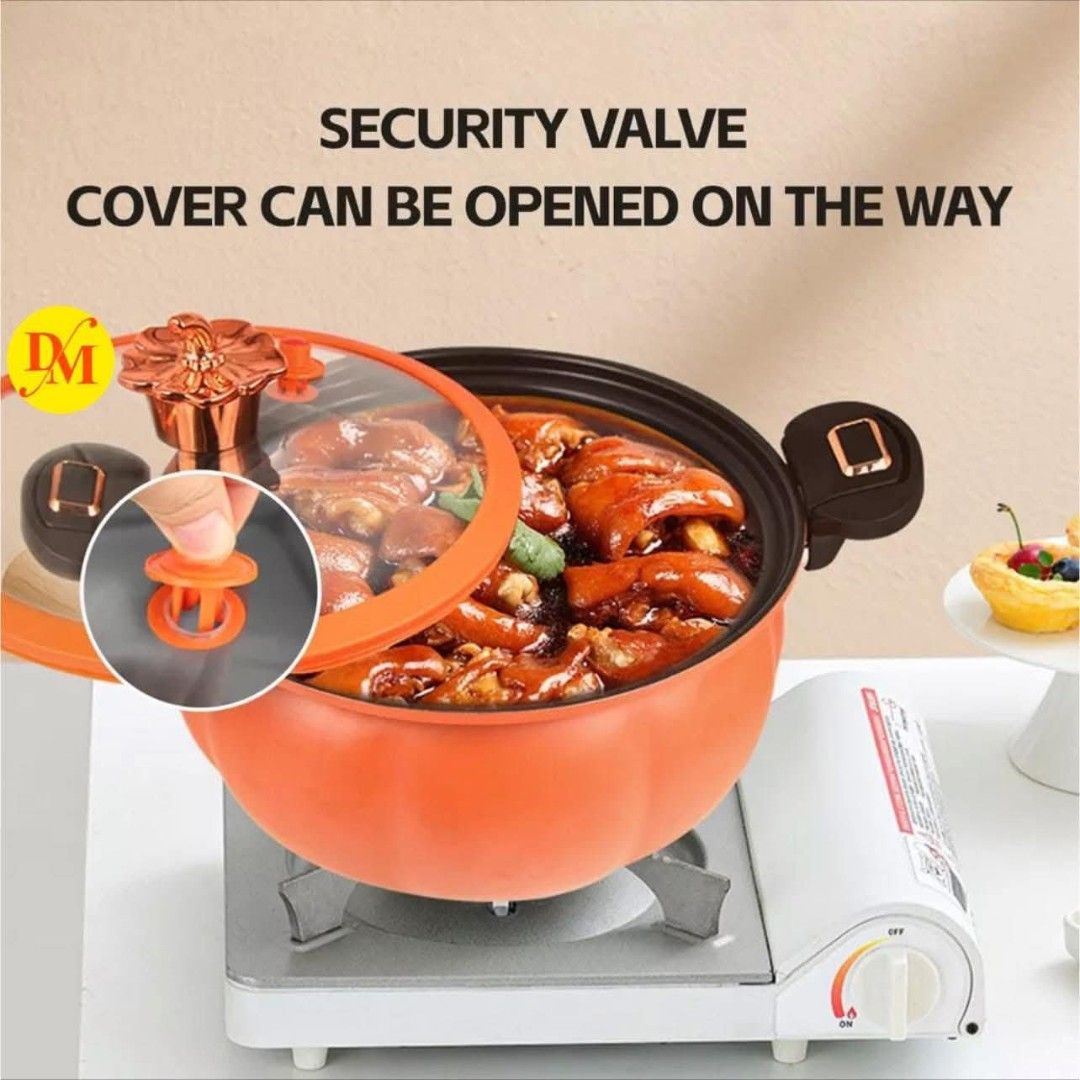 8L Pumpkin Pressure Cooker (Category: Cookware & Accessories) located in Manila. Submitted by onlineshoppersph (Listing ID 1385297839, Image 2). Description: Cash On Deliver - Metro Manila - Delivery Fee/Handling Fee shouldered by BUYERS - DF/HF depends on BUYERS Location LALAMOVE PICK UP - Cash on Deliver - Metro Manila & Nearby DELIVER THRU COURIER, CARGO & BUS - Provincial Buyers - Payment 1st Thank You.