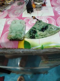 緬甸古玉二件共64235022407042110