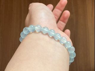 [碧海遺珠] 🌊冰透閃閃海藍寶手串 7mm64183210637954110