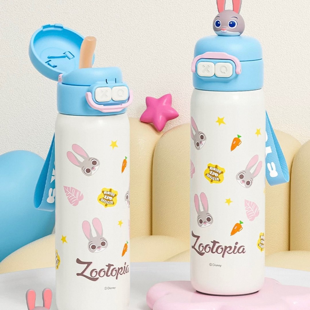 預購 judy 500ml 保溫杯 水杯 水壺 水樽 公仔 卡通 生日禮物 送禮 zootopia 兔仔 兔兔 優獸大都會, 預購 ...