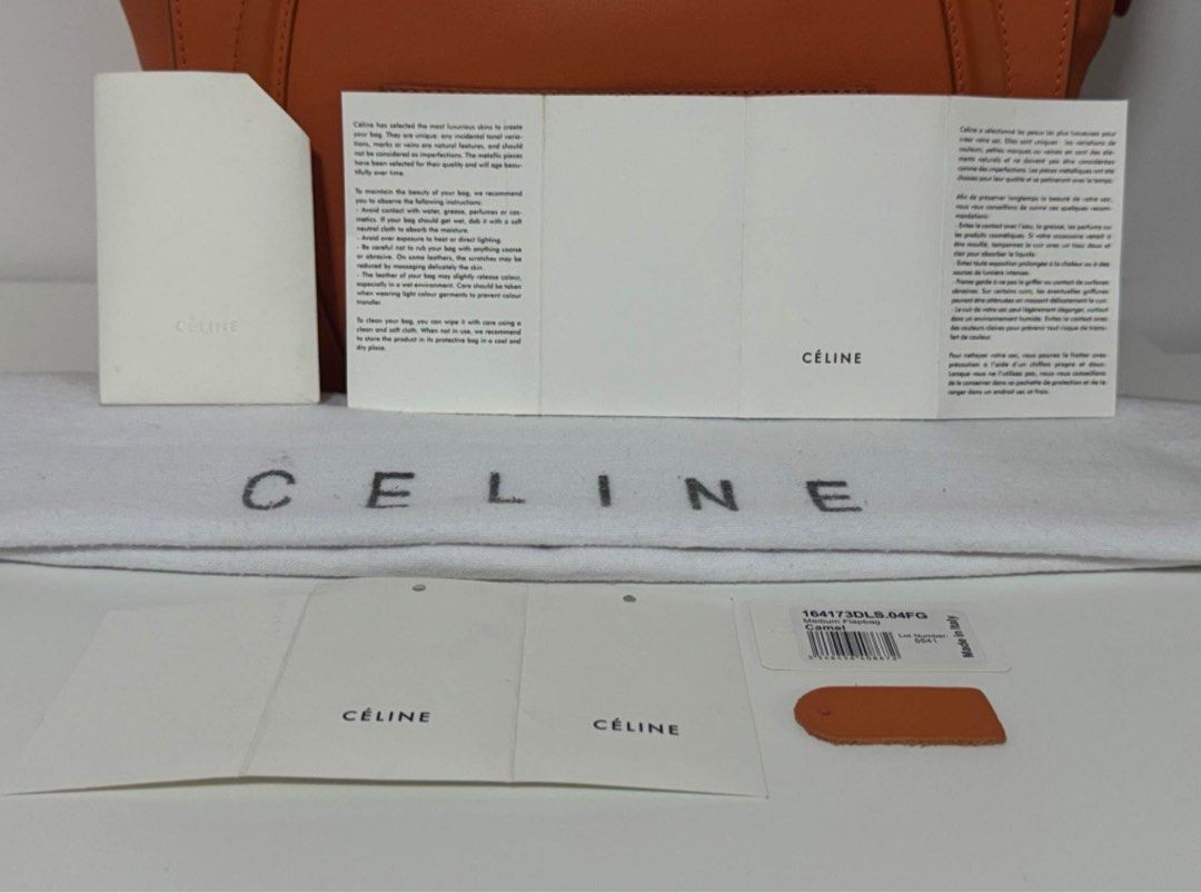 Celine Leather Phantom Luggage Tote (Medium) (Category: Luxury Bags & Wallets) located in San Fernando. Submitted by greenseller__ (Listing ID 1385428864, Image 3). Description: Complete inclusions. Condition: GOOD. This previously owned and used item is in good condition with minimal signs of use. This may include fading of material or plating and scratches. Goes for around 60k USED on Farfetch.
