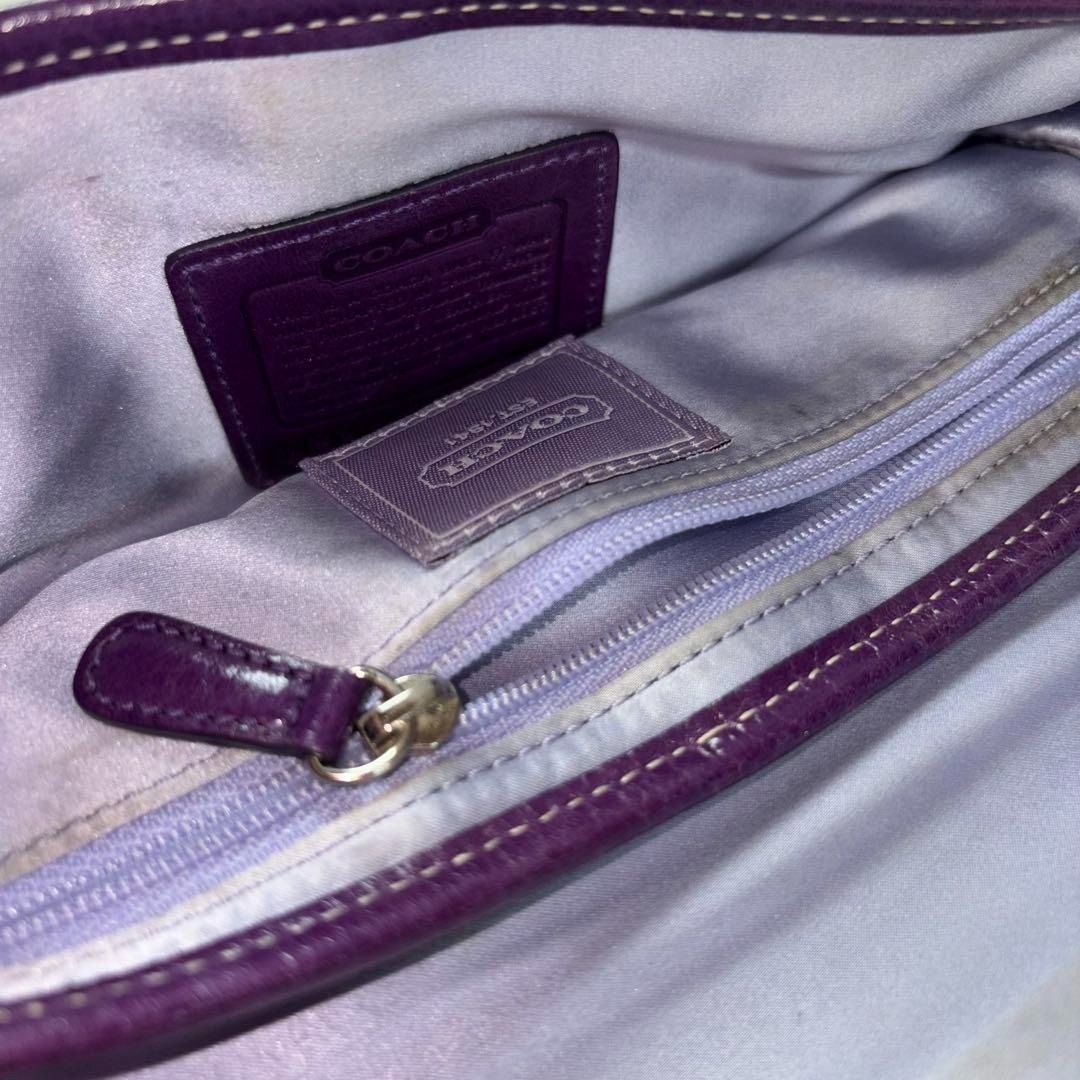 バッグ Coach Signature Soho Stone Bag Purple Coach Signature Soho Stone Bag Purple