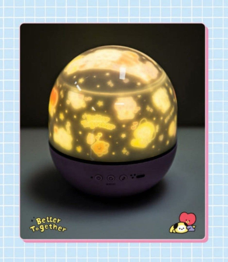 💜FAST MOVING ITEM💜 BT21 Projector Lamp (Category: Projectors) located in Cainta. Submitted by shopchelonline (Listing ID 1385388588, Image 2). Description: 💜FAST MOVING ITEM💜 BT21 Projector Lamp 🛒980.00each(all in)+lsf DP: 50% PAYO RB: 15 days after DP; NETA 💎Pre-order -NO RUSH SHIPPING 💎Korea Pasabuy - NORMAL ETA 💎Colors may vary due to lighting. 💎Availability and price may vary 💎The outer case/box is simply for protecting goods. (Dama