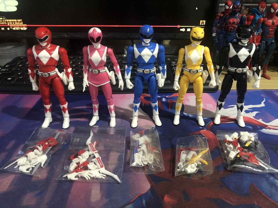 Flame Toys Furai Model Mighty Morphin Power Rangers Model Kits ...