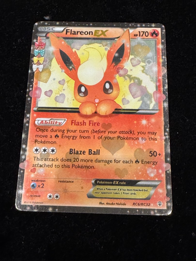 Flareon Ex Rc6 Rc32 Pokemon Card Hobbies Toys Toys Games On Carousell