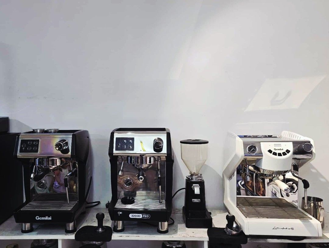 GEMILAI DUAL BOILER ESPRESSO MACHINES (Category: Coffee Machines & Makers) located in Bulacan. Submitted by iamvanillapeach (Listing ID 1385273904, Image 1). Description: With 30 days service warranty. We can deliver nationwide. You can try in actual if pick up. We have a physical store.📩.