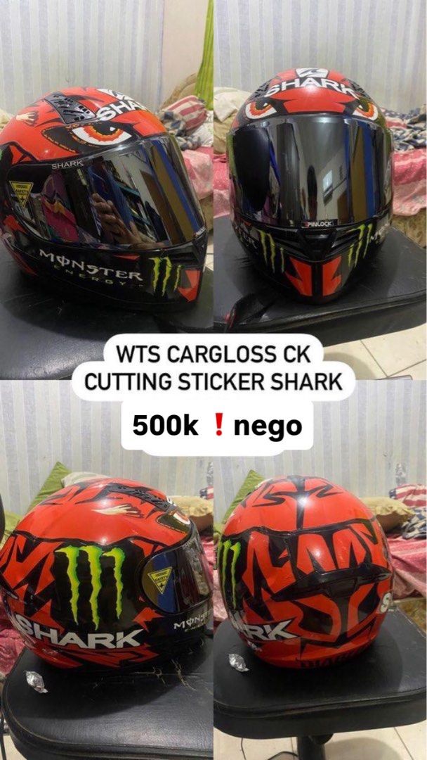 Terbaru Helm Shark Full Face Motorcycle Helmet Visor For Shark