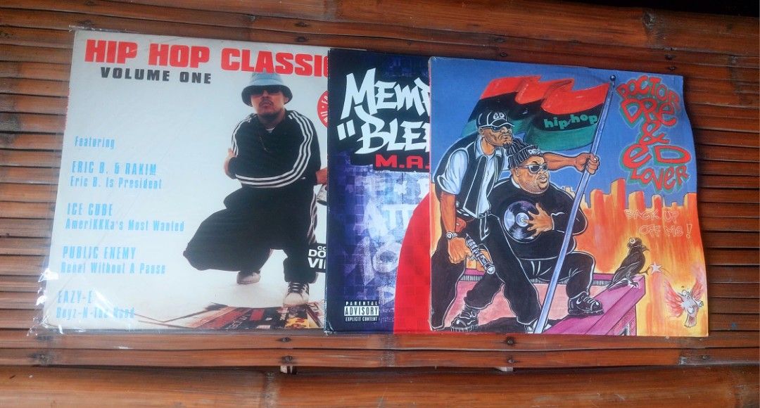 Hip hop vinyl (Category: Vinyls) located in Marikina City. Submitted by localflavor (Listing ID 1385300597, Image 1). Description: ☆Hip hop vinyl☆ all imported pressing ●Hip hop 2 lp 900 php mint ●memphis Blake 2 lp 800 mint ●dr. dre shrink wrap mint 800 add shipping lalamove del..