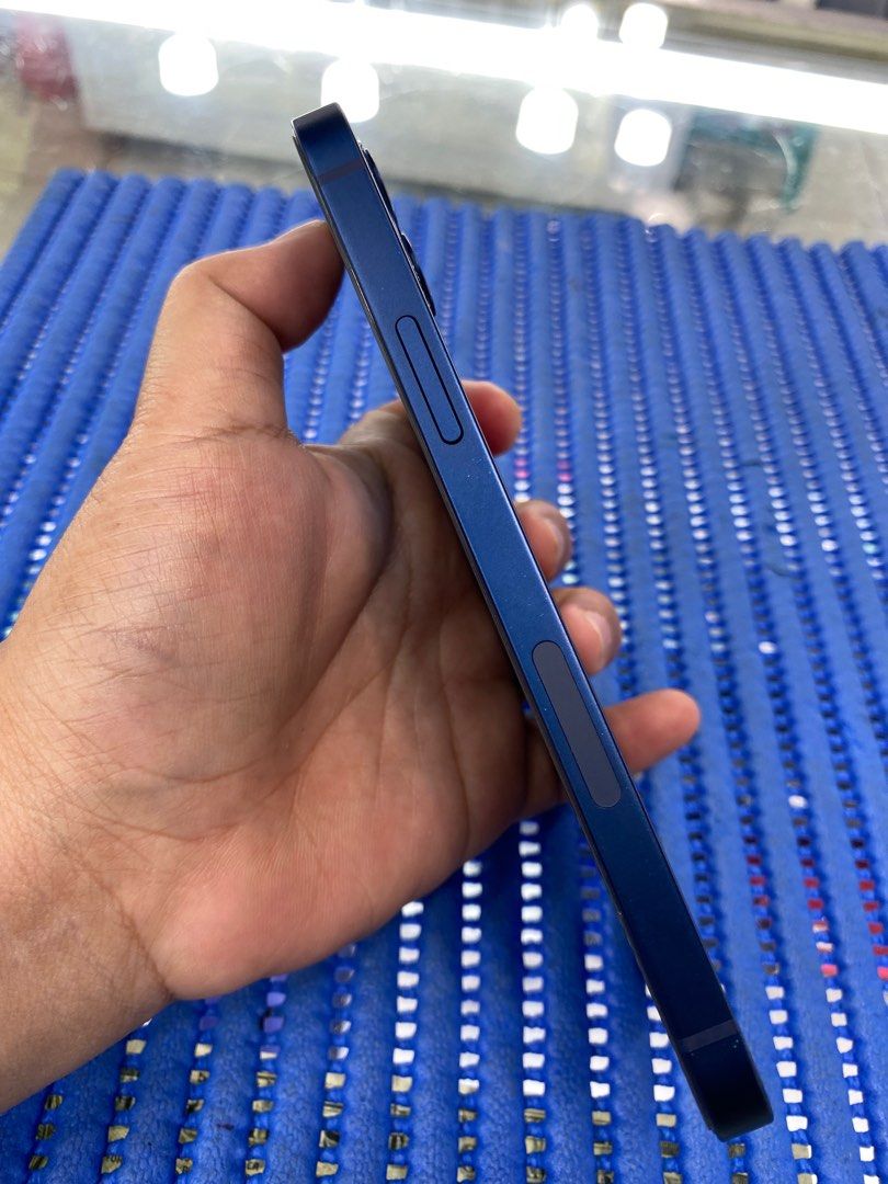 Iphone 12(64gb) (Category: iPhone 12 Series) located in San Juan City. Submitted by amyjoysementilla.10 (Listing ID 1385295536, Image 2). Description: iPhone 12 64gb Openline 95% Battery Health Unli check Unli reset No apple id No hidden issue No history of repair with Charger & Freebies Cash on delivery with our Personal Rider around Metro Manila with SAME DAY DELIVERY. Please expect that the DELIVERY FEE is shouldered by the customer.. For stor