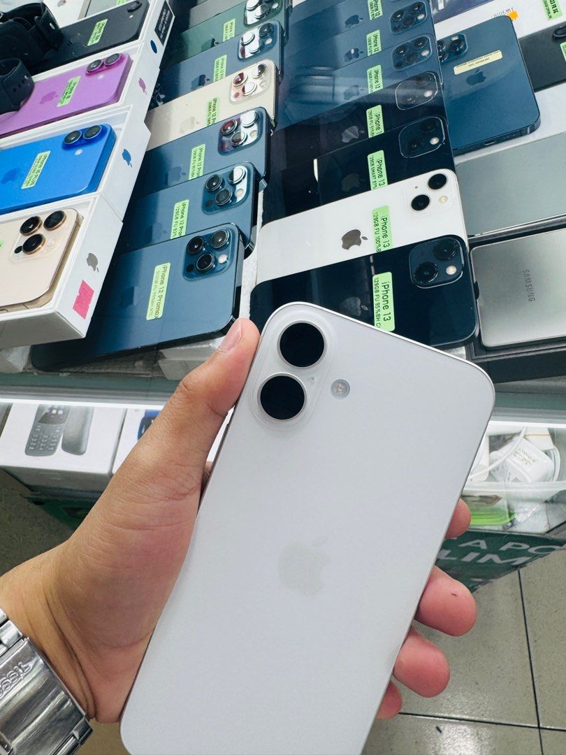 iPhone 16 Plus 256GB FU 100% BH NTC (Category: iPhone 16 Series) located in San Juan City. Submitted by Khalidmgdla08 (Listing ID 1385401938, Image 2). Description: FOR SALE | TRADE/SWAP Price: 47,000 On hand: iPhone 16 Plus✔️ 256GB ✔️ OPENLINE ✔️ 100% Batt health ✔️ NTC APPROVED ✔️ 100% Original ✔️ 99% Makinis ✔️ 99% Smooth ✔️ NOT REFURB ✔️ NO HIDDEN ISSUES ✔️ NEVER BEEN REPAIRED ✔️ TEST TO SAWA✔️ FREE 3-UTOOLS ✔️ ANY MODEL OF IPHONE AND SAMSUNG