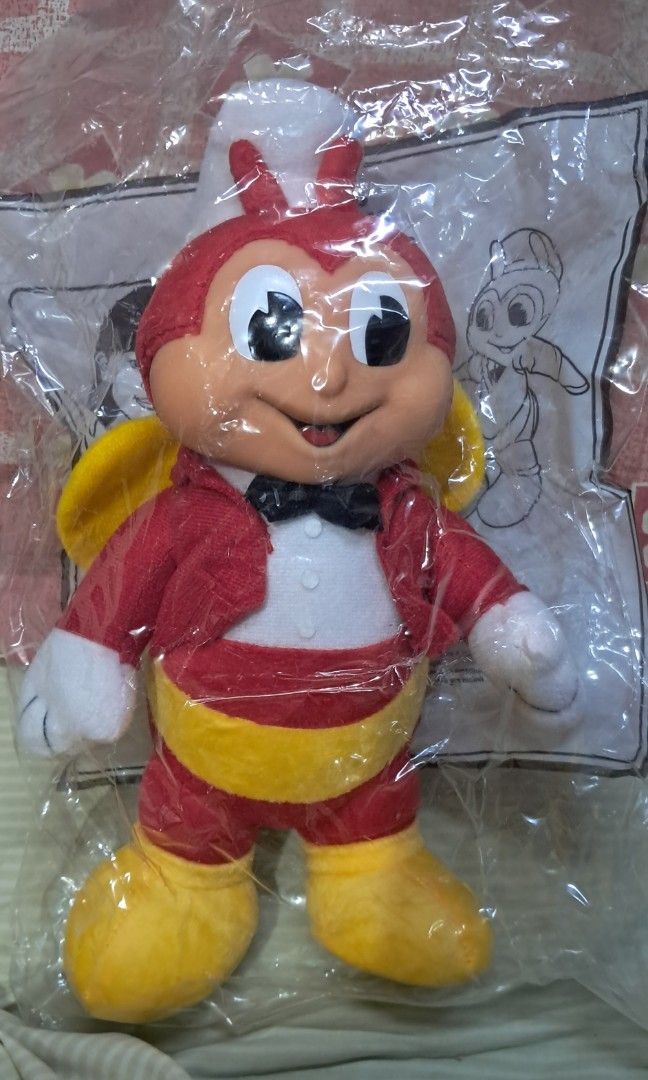 Jollibee Plush Doll (Category: Plushies & Soft Toys) located in Manila. Submitted by ninja_kid (Listing ID 1385333091, Image 1). Description: Brand new. Sealed. Actual photo..