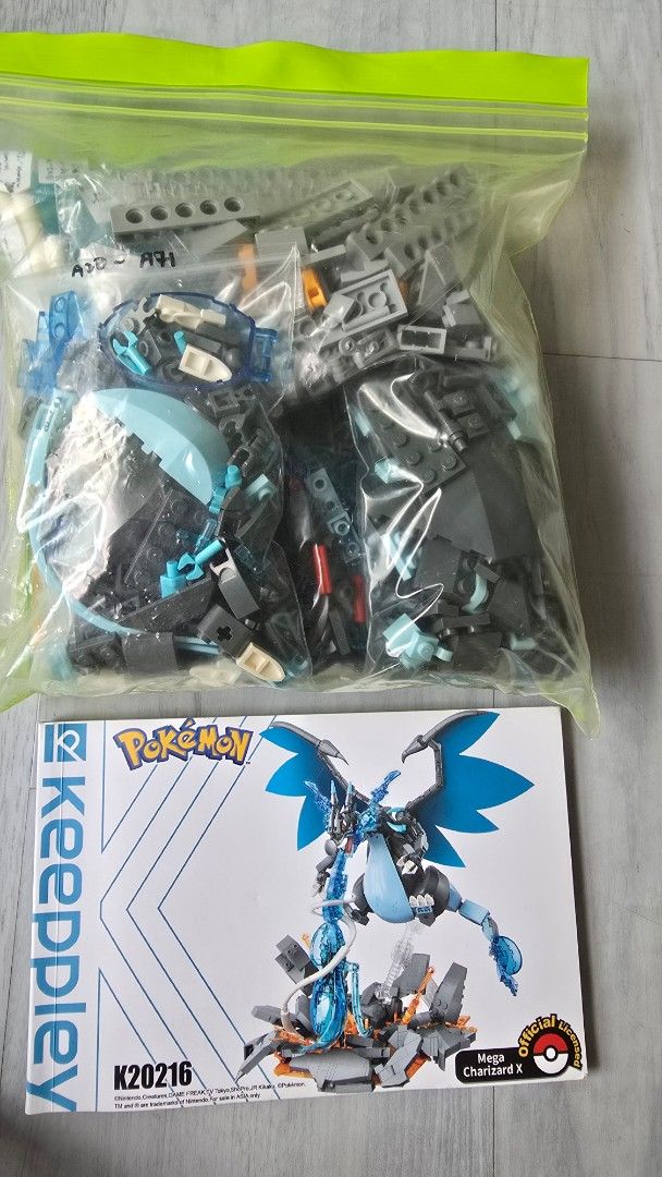 Keepley Pokemon Building Blocks - Blastoise, Charizard, Mewtwo, Mega ...