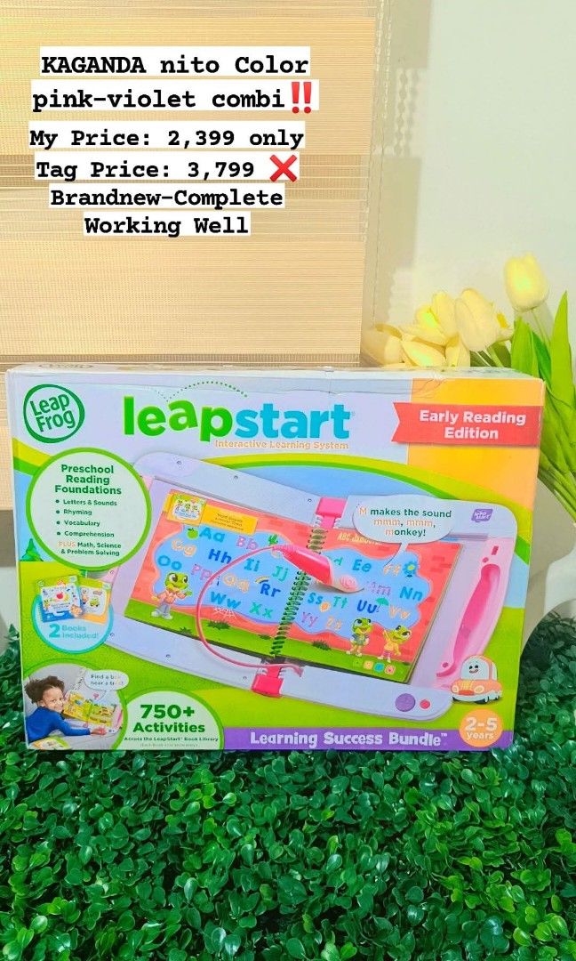 Leapfrog Leapstart Learning Success Bundle (Category: Educational & Learning Toys) located in Quezon City. Submitted by mhoniqvela04 (Listing ID 1385259508, Image 1). Description: Original Brandnew Complete Set Working Well Actual pic posted Pm for video.