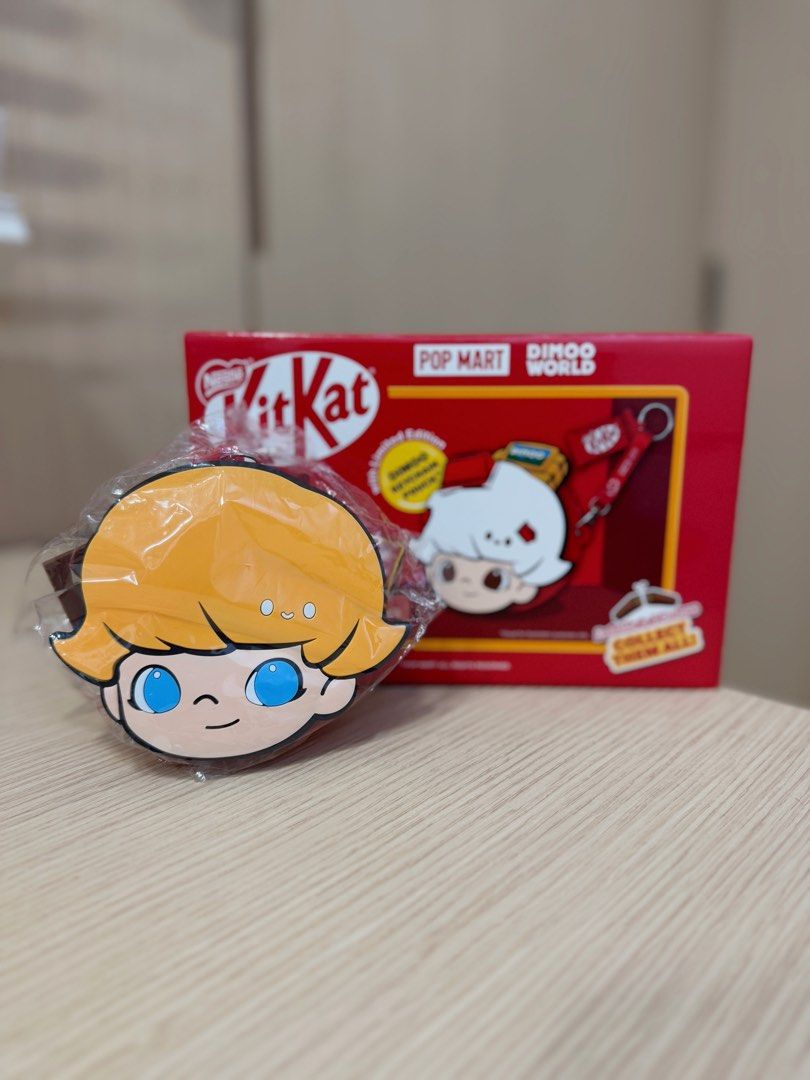 [Limited Edition] KitKat x Dimoo Keychain Pouch, Hobbies & Toys, Toys ...