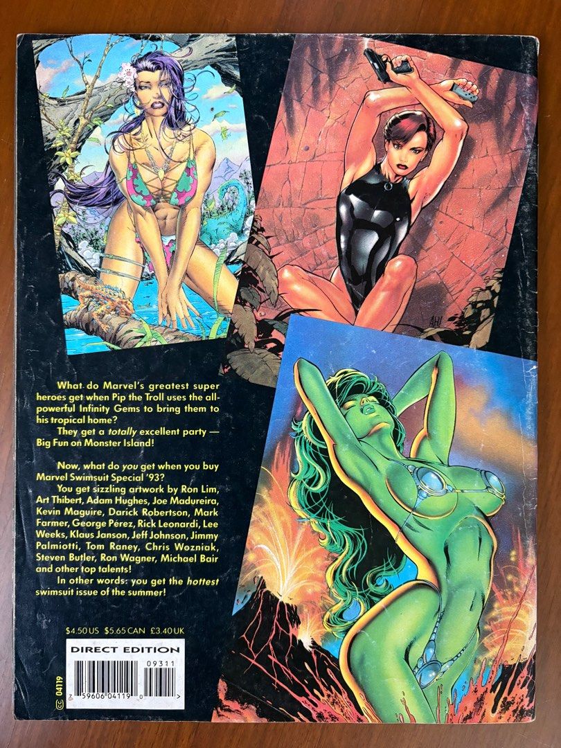 MARVEL SWIMSUIT SPECIAL Volume 1 Number 2 1993 (Category: Comics & Manga) located in Taguig. Submitted by rdwayusa (Listing ID 1385343241, Image 2). Description: .