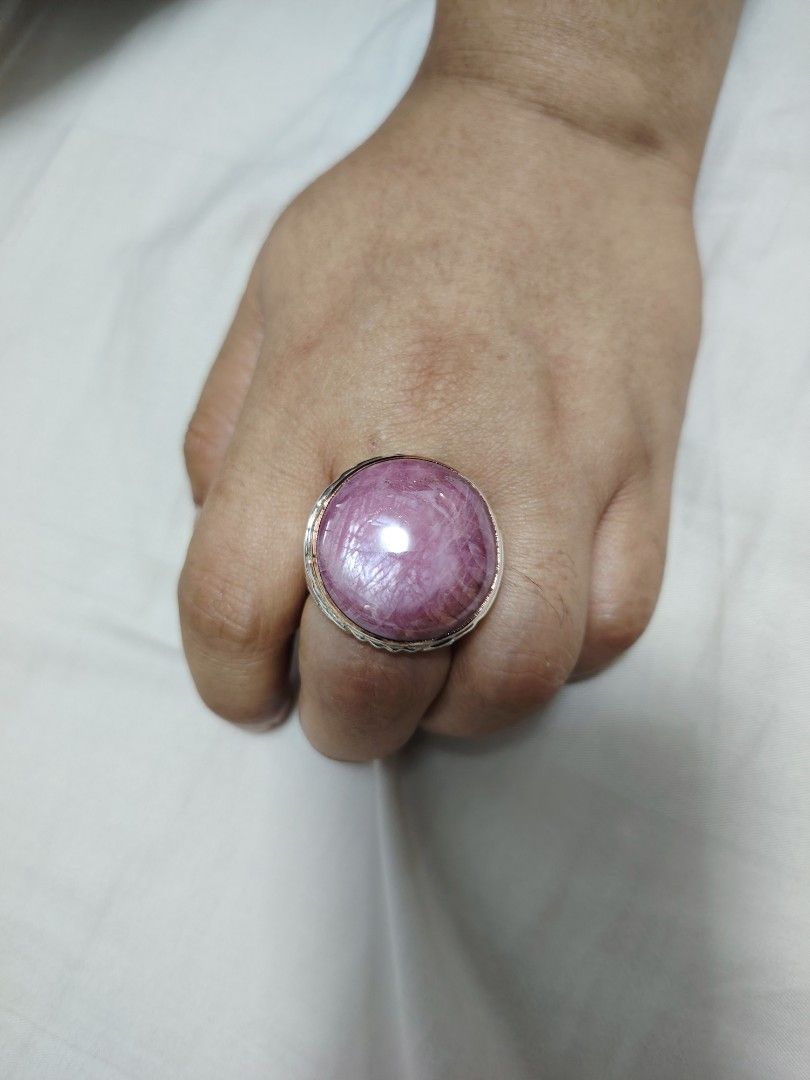 Myanmar Ruby gemstone Ring (Category: Accessories) located in Singapore. Submitted by nanita16 (Listing ID 1385299324, Image 1). Description: Selling a good condition genuine Myanmar Ruby pink gemstone silver ring.. Selling at $500 negotiable. Can view & self collect at Petir Road. .
