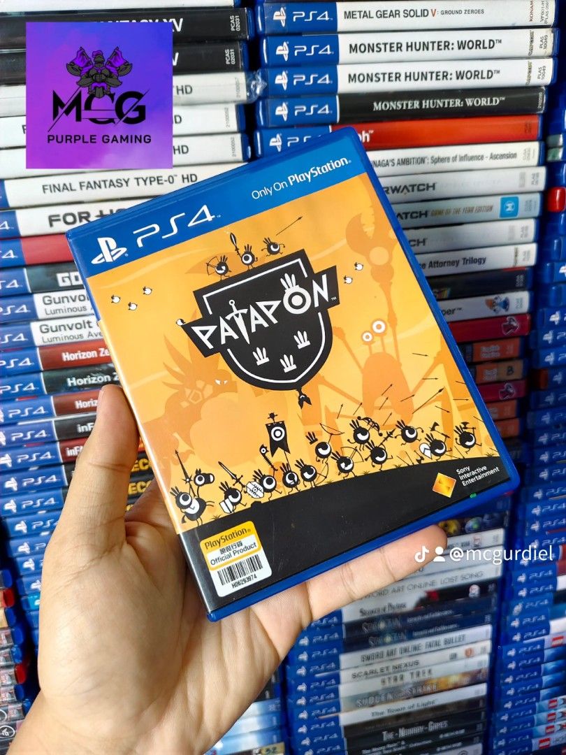 PATAPON USED PS4 (Category: PlayStation) located in Manila. Submitted by mikkolosg20176 (Listing ID 1385249013, Image 1). Description: TRADE OR SALE GAME PRICE: 1000 📍 SHIPPING OR PICKUP 📍 BAGUMBAYAN TAGUIG 📍PIN LOCATION: MCG PURPLE GAMING TAGUIG.