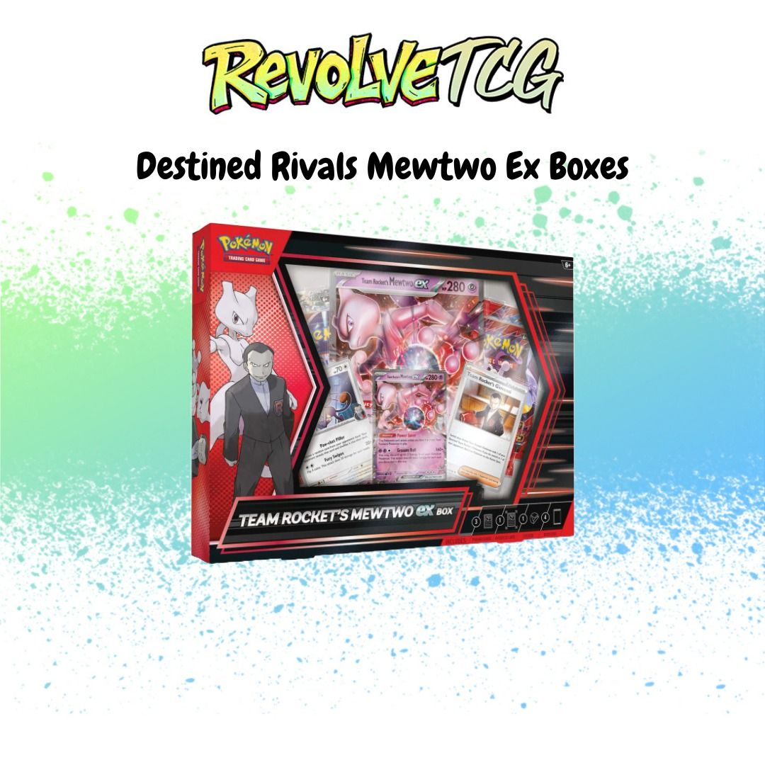 Pokemon Destined Rivals Mewtwo Ex Boxes, Hobbies & Toys, Toys & Games ...