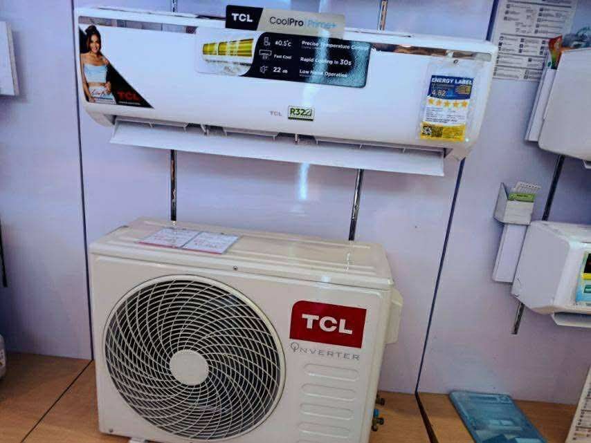 TCL SPLIT TYPE INVERTER AIR CONDITIONER (Category: Air Conditioning and Heating) located in Quezon City. Submitted by annys.online (Listing ID 1385406849, Image 1). Description: TCL SPLIT TYPE INVERTER AIRCON INSTALLATION COST NOT YET INCLUDED New models Tac11csd/p7 Srp 50,995 Cash 21,700 Tac14csd/p7 Srp 54,995 Cash 24,800 Tac19csd/p7 Srp 62,995 Cash 40,600 Tac10csd-Wei Srp 45,995 Cash 19,400 Tac13csd/wei Srp 49,995 Cash 22,200 Tac19csd-Wei Srp 5