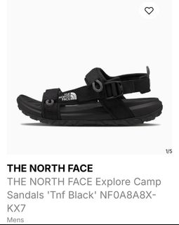 The North Face FIORD SANDAL MENS IN BLACK 260mm, Men's