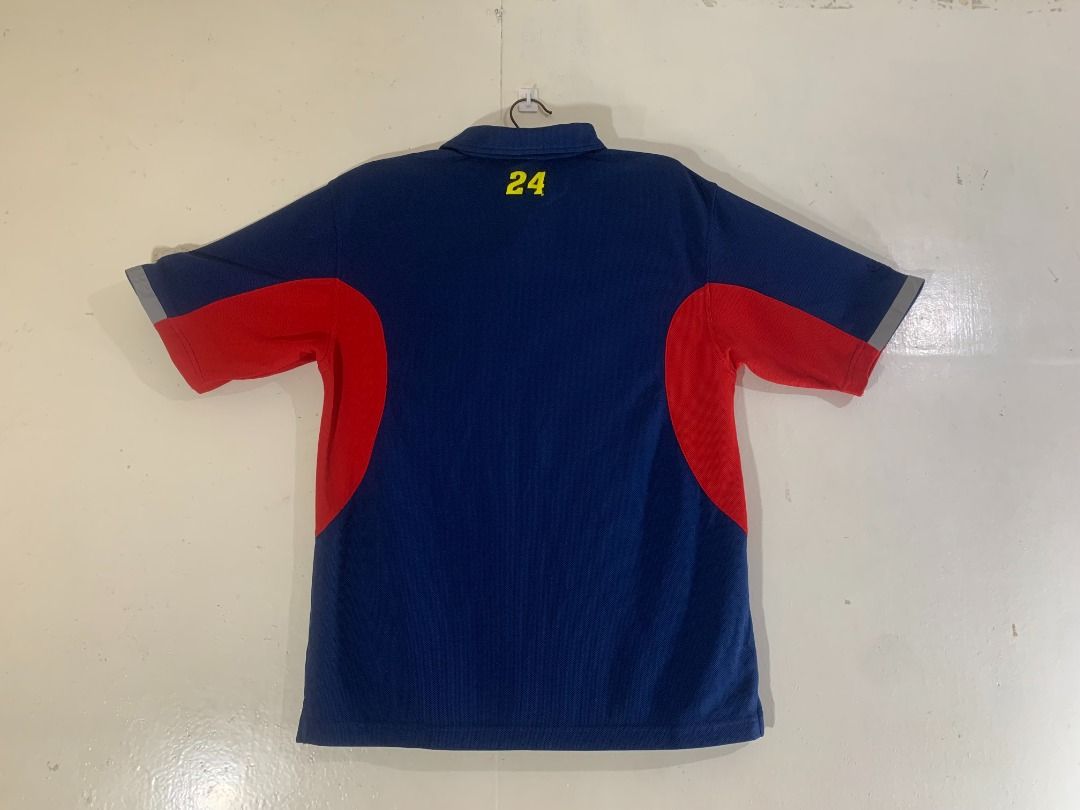 VINTAGE NASCAR JEFF GORDON JERSEY (Category: Activewear) located in Caloocan City. Submitted by rtcledoro (Listing ID 1385359175, Image 2). Description: VINTAGE NASCAR JEFF GORDON JERSEY (BLUE/RED) SIZE: M on tag fit to L 299 pesos only mop: via gcash, cod thru borzo or lalamove, and bank transfer meetups: south caloocan only .