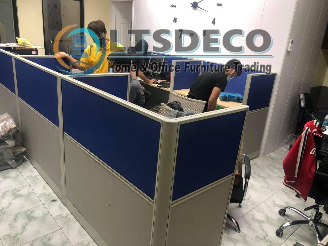 WORKSTATION CUBICLE OFFICE PARTITION, Furniture & Home Living, Office ...