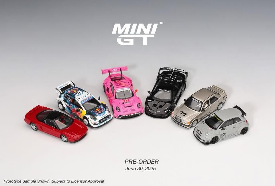 [預訂 / Pre-order] MINI GT (June 2025) Roxy Porsche 911 gt3 Murcielago GT ...