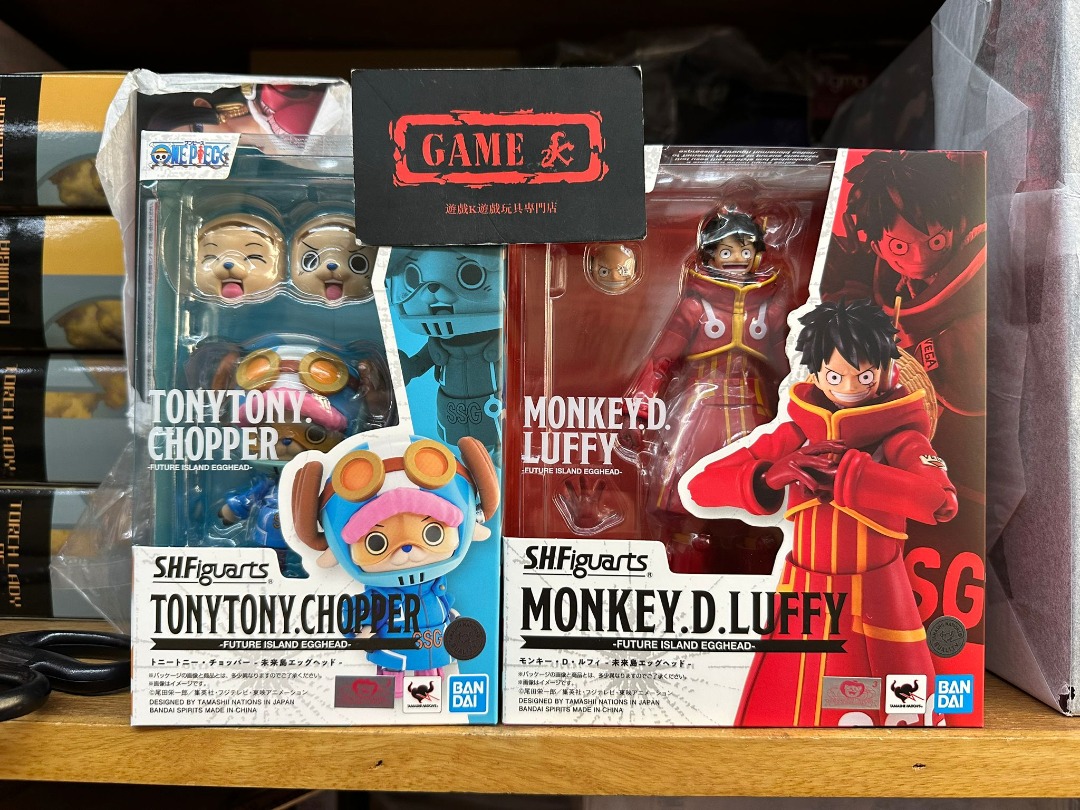 全新 行版 S.H.Figuarts TONY TONY CHOPPER MONKEY D LUFFY FUTURE ISLAND ...