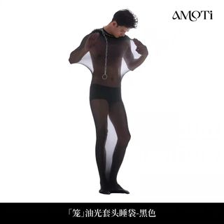 AMOTI 油光睡袋透明連身連體襪64240587702530110