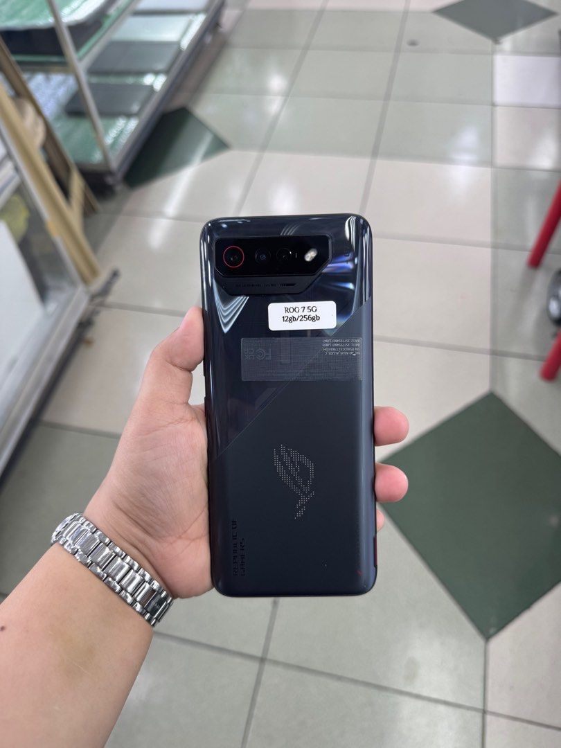 Asus ROG 7 5G 256gb Global FU (Category: Asus) located in San Juan City. Submitted by keannagadgetph (Listing ID 1385472268, Image 1). Description: Available Units for today's POST! Asus ROG 7 5G / 256 / FU / NTC - any colors available - good condition - 95% Makinis - good battery - no issue / repair - Any colors available ~ Accepting SWAP / TRADE IN / INSTALLMENT / BINTA UNIT ~ CASH ON DELIVERY METRO MANILA / LBC PAYMENT FIRST ~ Store location G