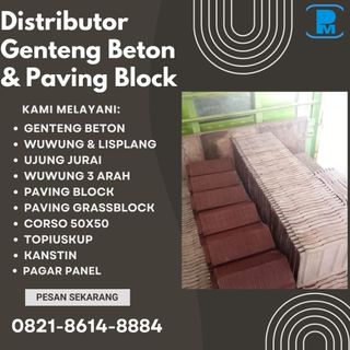 (Kategori: ) berada di . Dikirim oleh pabrikgentengdanpaving (ID iklan 1385466584, Gambar 1). Deskripsi: .