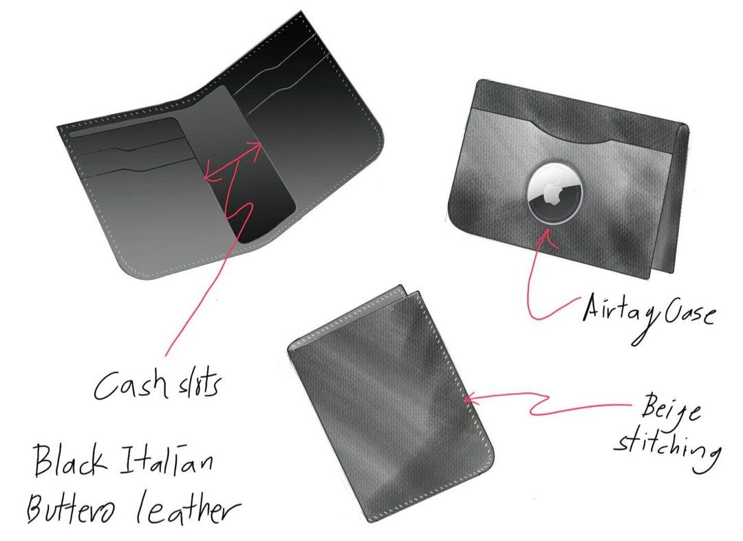 Bespoke Italian Leather Wallet with Airtag (Category: Wallets & Card Holders) located in Paranaque City. Submitted by albert_marcelo (Listing ID 1385454095, Image 1). Description: FOR SALE Bespoke Leather Wallet by Sinquo Leather Made from Italian Buttero Leather Size: 3.25” x 4.25” With slot for Apple Airtag With free Airtag RFS: Decluttering Item can be delivered from Moonwalk, Paranaque at buyer’s expense. .