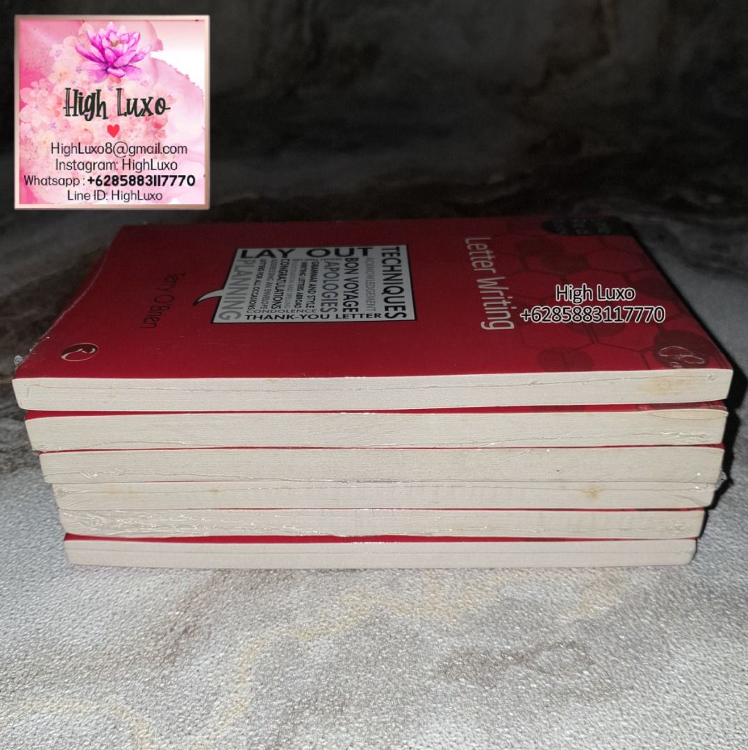 Buku Letter Writing Little Red Book English Book Impor Import English ...
