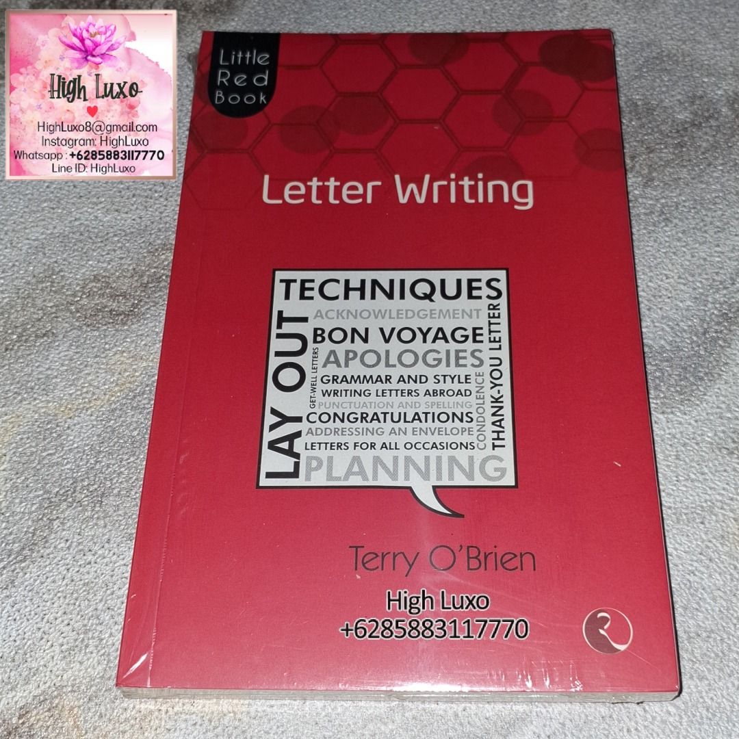 Buku Letter Writing Little Red Book English Book Impor Import English ...