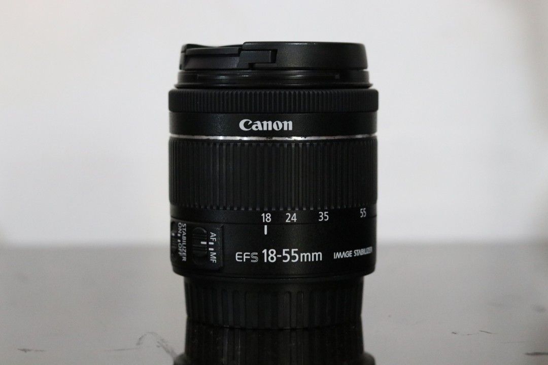 Canon efs 18-55 IS STM (Category: Lens & Kits) located in Tuguegarao City. Submitted by lawrencema88878 (Listing ID 1385456731, Image 1). Description: Selling my unused Canon EFS 18-55mm IS STM kit lens, considered brand new. Stored in a dry box, the lens is perfectly clean with no fungus. Autofocus works flawlessly, zoom and focus rings operate smoothly, and there are no loose rubbers. It comes with lens and mount covers. Price: ₱5,000 or open f