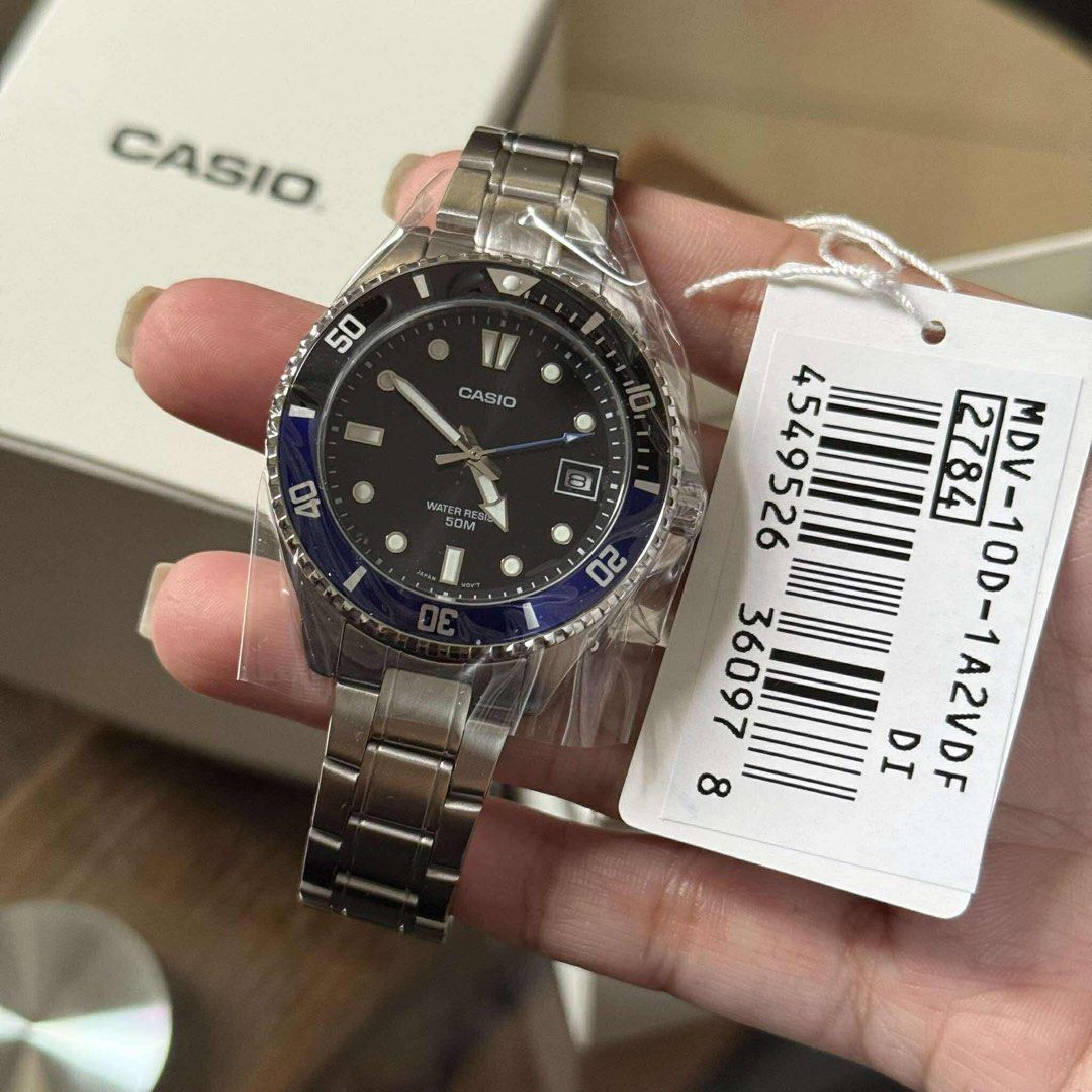 Casio Duro MDV Watch (Category: Men's Watches) located in Quezon City. Submitted by rcstny (Listing ID 1385528416, Image 3). Description: Casio Duro MDV Watch ₱4,500 only each Original and brand new💯 MOP: GCASH/BDO 📍Quezon City.