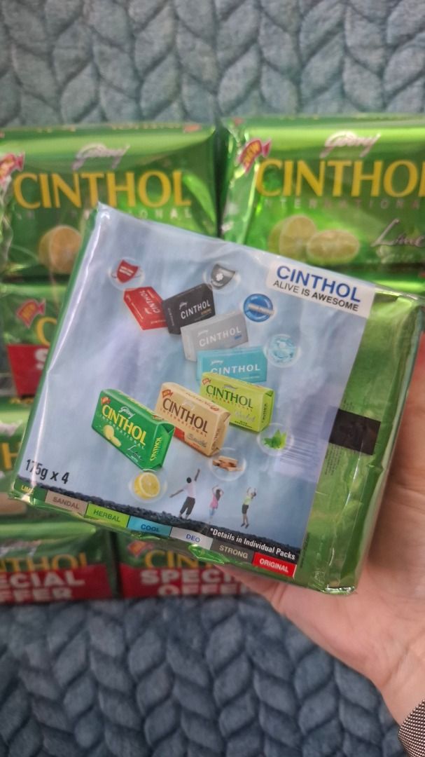 CINTHOL LIME BAR SOAP - 4 bars (Category: Body Care) located in Makati City. Submitted by dubuy_dubaigoods (Listing ID 1385457604, Image 3). Description: CINTHOL LIME BAR SOAP - 245 Pesos na lang (4 Bars) ORDER KA NA BAKA MAUBUSAN KA PA. ✅️ 4 Bars in one pack 175 gram each bar PM NOW FOR ORDERS PM US FOR RESELLERS & BULK ORDERS Delivery Fee c/o of Customer Payment thru Gcash, BPI or PayMaya.
