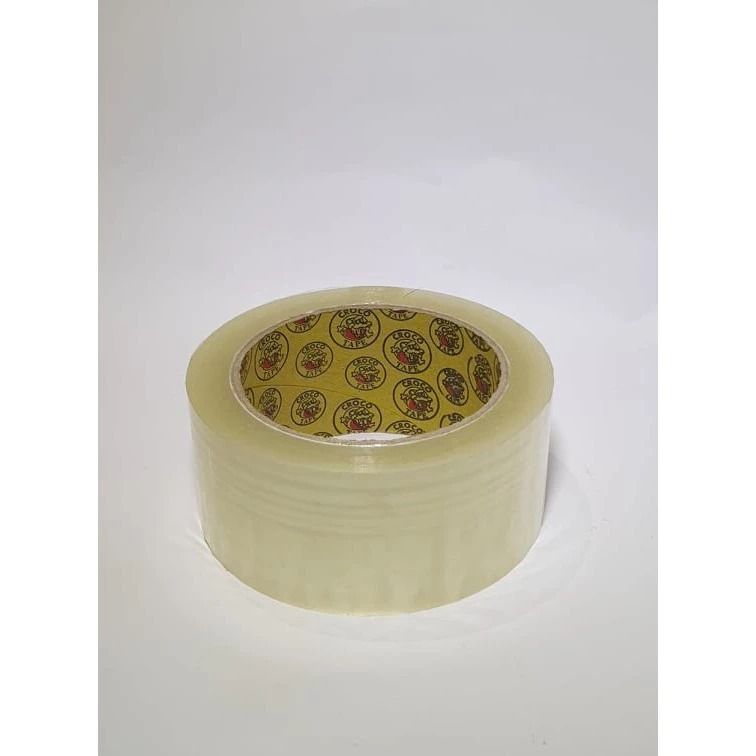 Crocodile Packaging Tape (Clear) 2" x 100m (Category: Craft Supplies & Tools) located in Manila. Submitted by jankiefer96 (Listing ID 1385478395, Image 1). Description: - Brand: Crocodile - Color: Clear - Item is priced per piece.