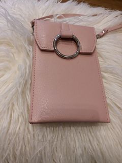 手機袋卡包文青斜膊包放紙幣少量物品Hello kitty粉紅色64218035776898110