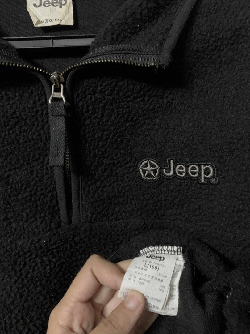 Jeep Quarter Zip (solid black) (Category: Coats, Jackets and Outerwear) located in Manila. Submitted by z_ware (Listing ID 1385593898, Image 2). Description: -authentic not thrifted -this is vintage -complete tags -no issues -need wash -can ship it right away .