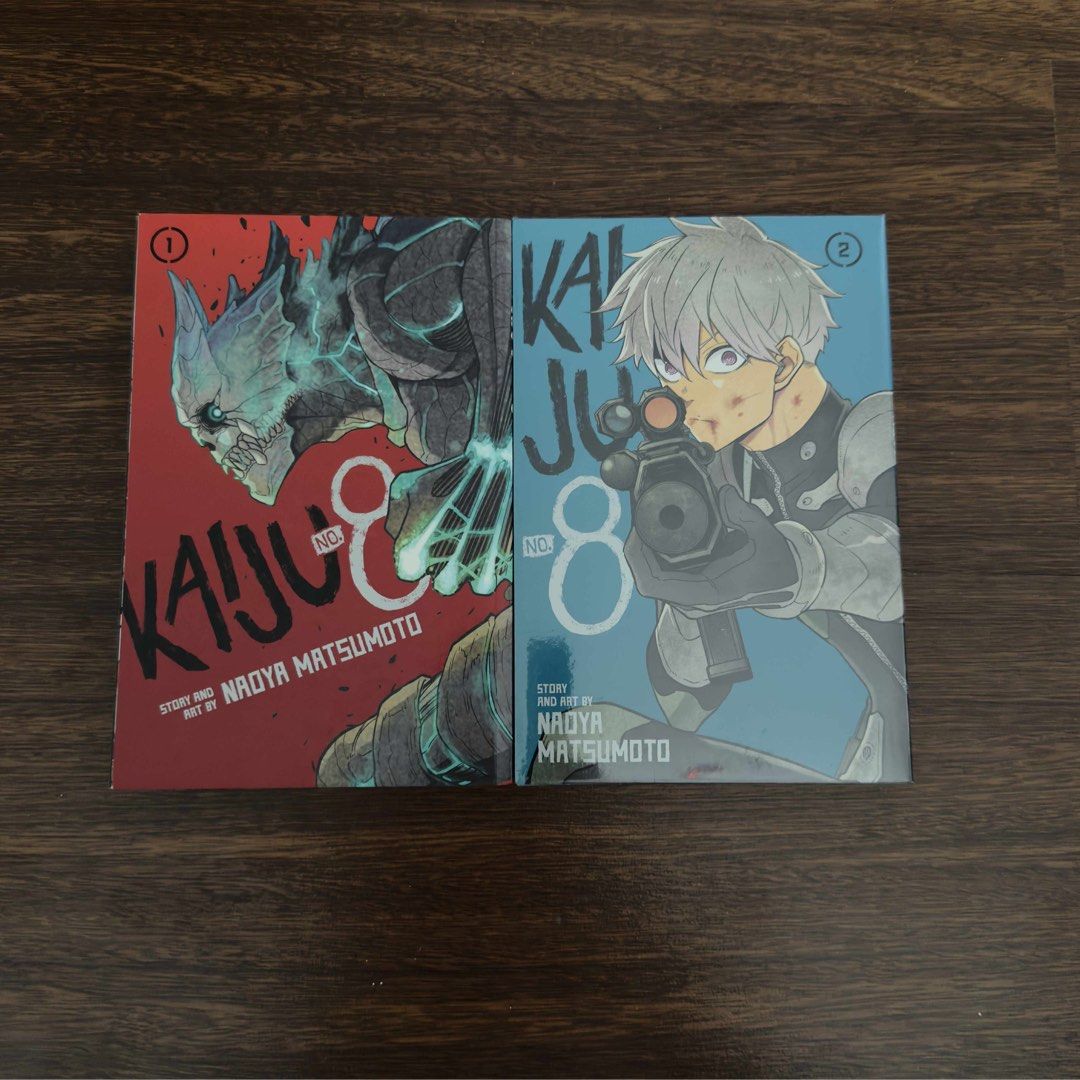 Kaiju No. 8 Volume 1-2 Manga Sold as Pair (Category: Comics & Manga) located in Makati City. Submitted by kj4kultrahd (Listing ID 1385469607, Image 1). Description: 550 for both.