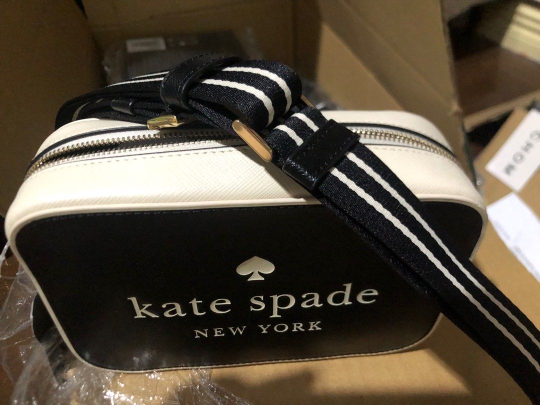 Kate Spade 💯Authentic Camera Bag (Category: Luxury Bags & Wallets) located in Manila. Submitted by dominiqueslove (Listing ID 1385566213, Image 1). Description: 💯Authentic Kate Spade camera bag SALE SALE SALE ‼️‼️‼️ BRAND NEW crossbody Color black With strap No damage Comparable price in zalora P10-11k Rfs: owns several stock of same item.