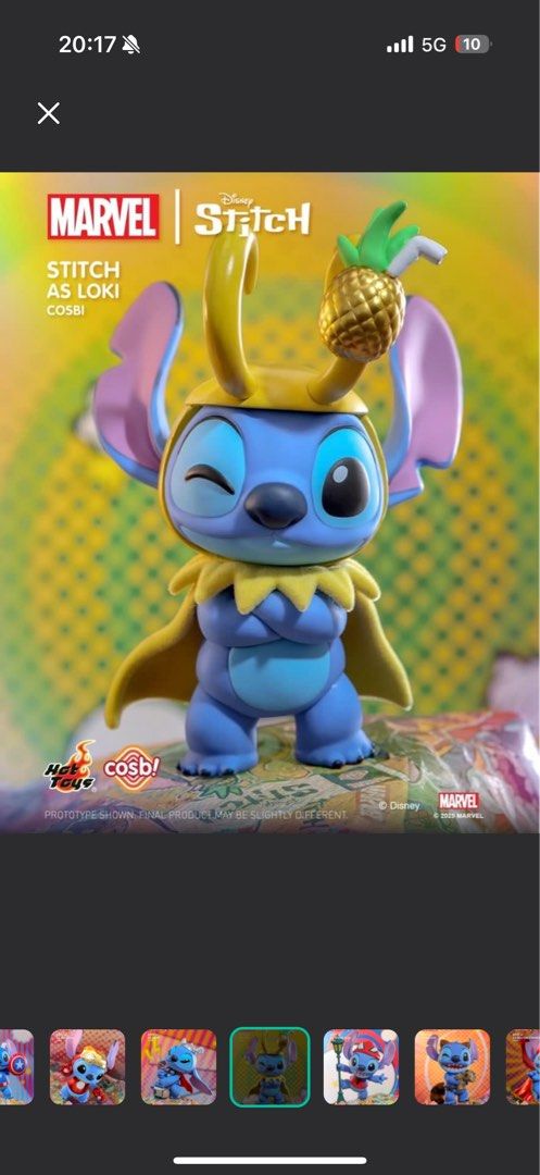 日本未発売 Marvel Stitch Cosbi Collection ロキ