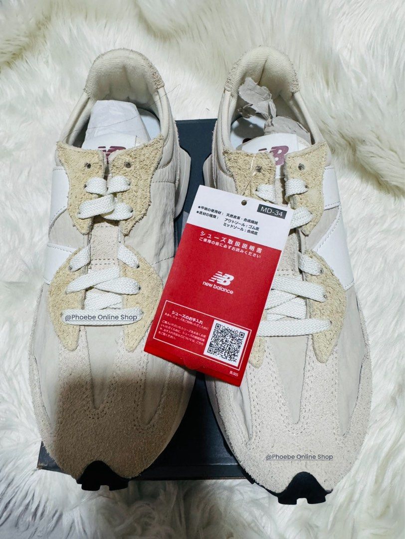 New Balance 327 (Category: Sneakers) located in Manila. Submitted by phoebeanza (Listing ID 1385553604, Image 1). Description: Item : New Balance 327 Description : Purchased in Japan - Original & Brand New Size Available : 26.5 Japan | 8.5 US | 8.0 UK | 42.0 EU Color : Bwige/Cream Flaws : No Box Price : ₱4100 only Payment Methods : BPI | BDO | SECURITY BANK | GCASH Delivery : Metro Manila : (shoulder by buyer) GRAB & LALAMOVE Meet Up : only in Sa