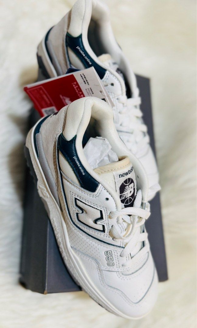 New Balance 550 Brand New Japan Purchase (Category: Sneakers) located in Manila. Submitted by phoebeanza (Listing ID 1385524151, Image 1). Description: Title : New Balance 550 WCB Description : Purchased in Japan - Original & Brand New Size Available : 23.5 Japan| 5.5 US | 5.0 UK | 38.0 EU Color : White - Blue Green Price : ₱4500.00 only Payment Methods : BPI | BDO | SECURITY BANK | GCASH Delivery : Metro Manila : (shoulder by buyer) GRAB & LALAM