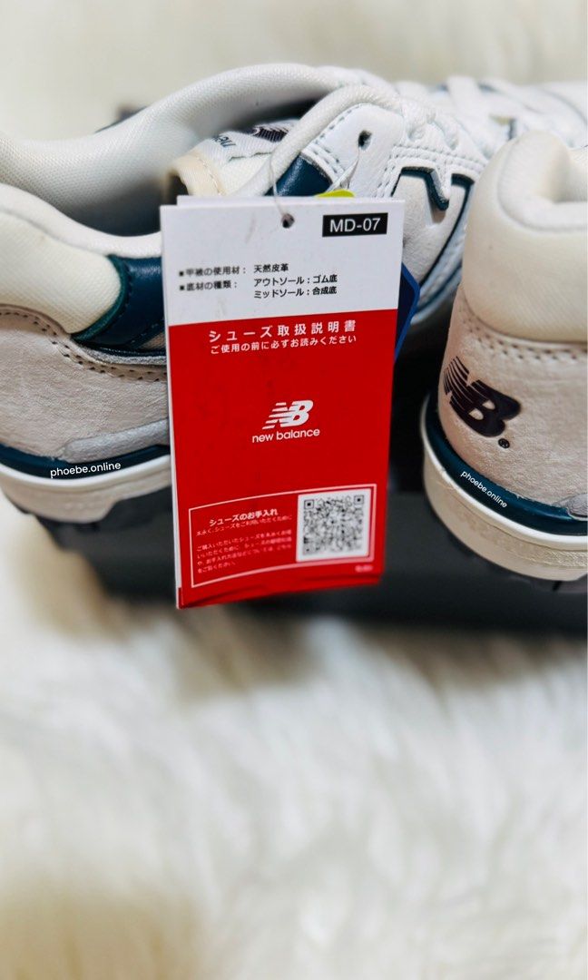 New Balance 550 Brand New Japan Purchase (Category: Sneakers) located in Manila. Submitted by phoebeanza (Listing ID 1385524151, Image 2). Description: Title : New Balance 550 WCB Description : Purchased in Japan - Original & Brand New Size Available : 23.5 Japan| 5.5 US | 5.0 UK | 38.0 EU Color : White - Blue Green Price : ₱4500.00 only Payment Methods : BPI | BDO | SECURITY BANK | GCASH Delivery : Metro Manila : (shoulder by buyer) GRAB & LALAM