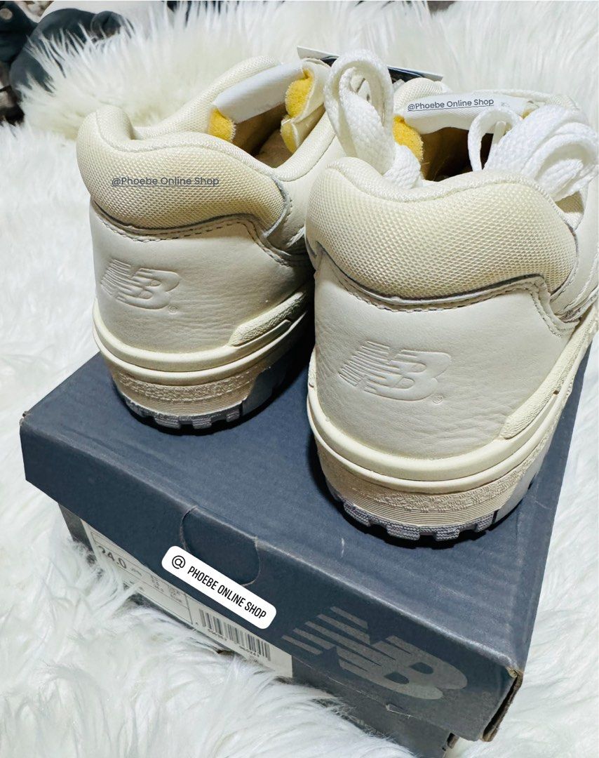 New Balance 550 PWD Cream (Category: Sneakers) located in Manila. Submitted by phoebeanza (Listing ID 1385550801, Image 3). Description: Item: New Balance 550 WCB Description : Purchased in Japan - Original & Brand New Size Available : 24.0 Japan| 6.0 US | 5.5 UK | 38.5 EU Color : Cream Flaws: 100% No Flaws Price : ₱4500.00 only Payment Methods : BPI | BDO | SECURITY BANK | GCASH Delivery : Metro Manila : (shoulder by buyer) GRAB & LALAMOVE Meet 