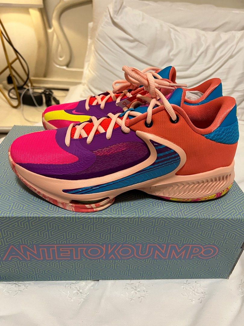 Nike zoom Freak 4 Vivid purple (Category: Sneakers) located in Makati City. Submitted by 9ine_ (Listing ID 1385495638, Image 2). Description: Authentic Nike Zoom Freak 4 Vivid Purple Size 8.5 Brand new.